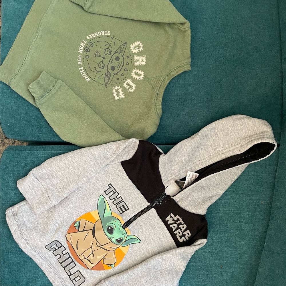 Star Wars Baby Yoda Hoodies bundle - Picture 2 of 5
